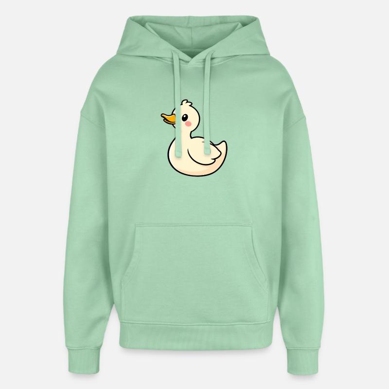 Canard - Sweat à capuche unisexe Stanley/Stella Oversized - jade brumeux