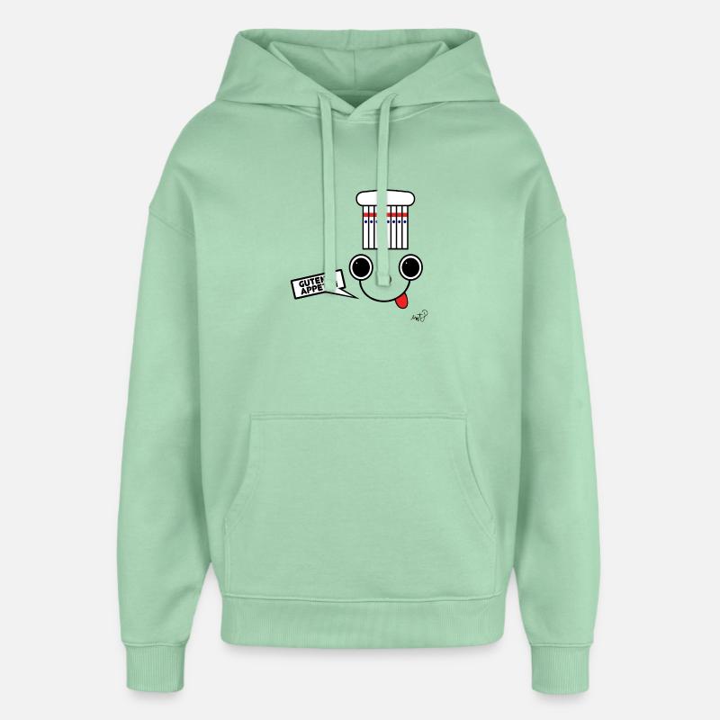 Koppie avec un chapeau de chef - Sweat à capuche unisexe Stanley/Stella Oversized - jade brumeux