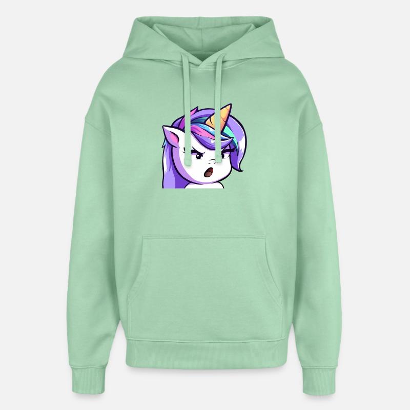 Lya ha - Sweat à capuche unisexe Stanley/Stella Oversized - jade brumeux