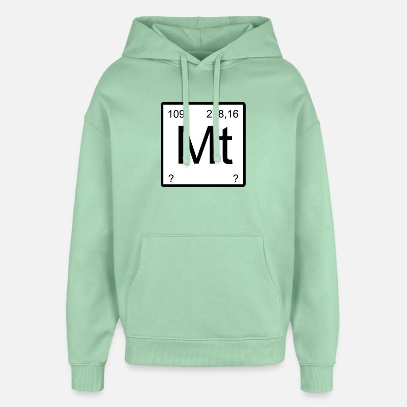 Symbolisme du mont Meitnerium - Sweat à capuche unisexe Stanley/Stella Oversized - jade brumeux