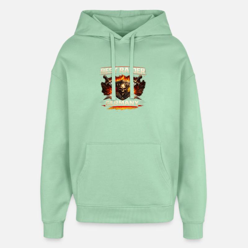 Bester Raider Deutschland - Oversized Unisex Hoodie von Stanley/Stella - Nebeljade