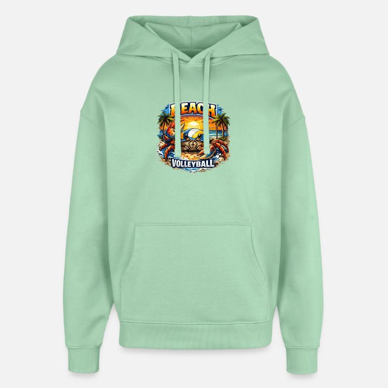 Beach Crab  - Oversized Unisex Hoodie von Stanley/Stella - Nebeljade