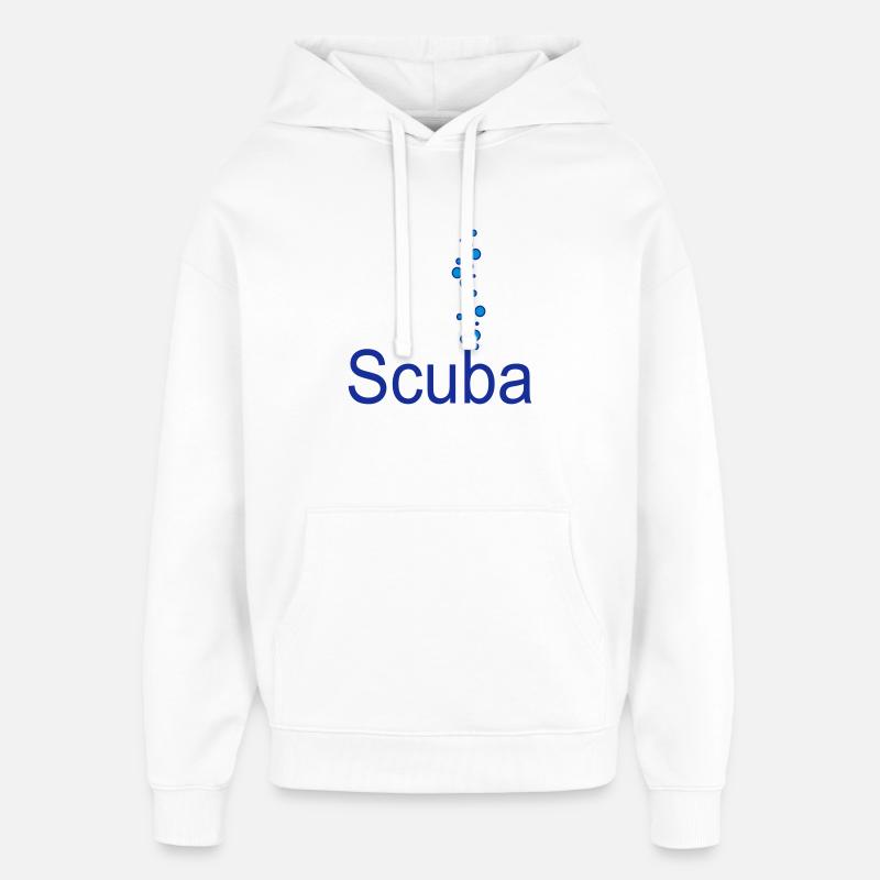 Scuba - Sweat à capuche unisexe Stanley/Stella Oversized - blanc