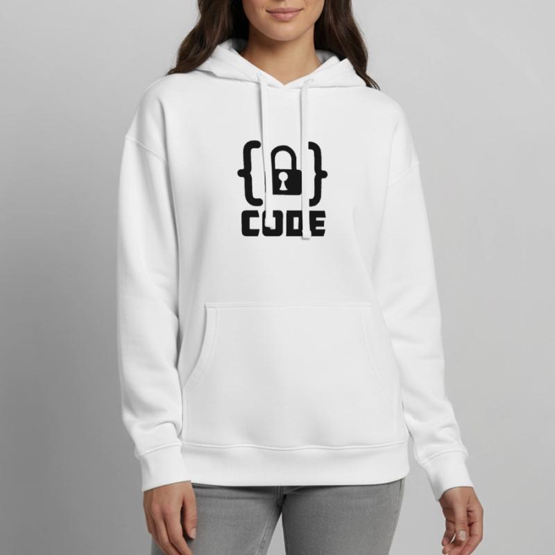 Code mit Sperrprogrammierer Oversized Unisex Hoodie von Stanley/Stella