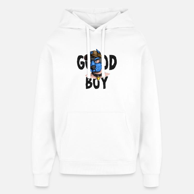 GoodBoyBlue - Sweat à capuche unisexe Stanley/Stella Oversized - blanc