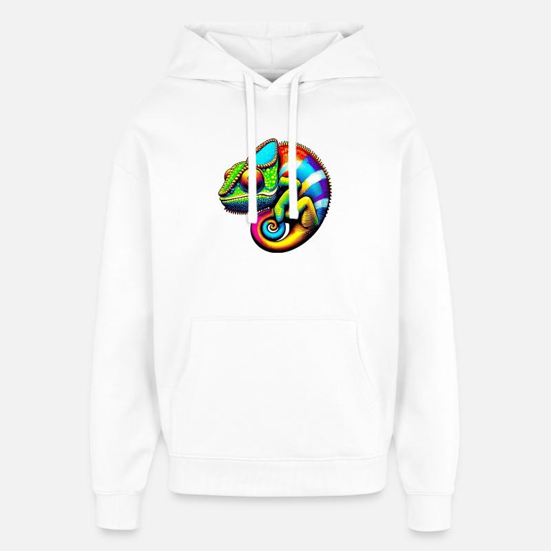 Chameleon - Oversized Unisex Hoodie by Stanley/Stella - white