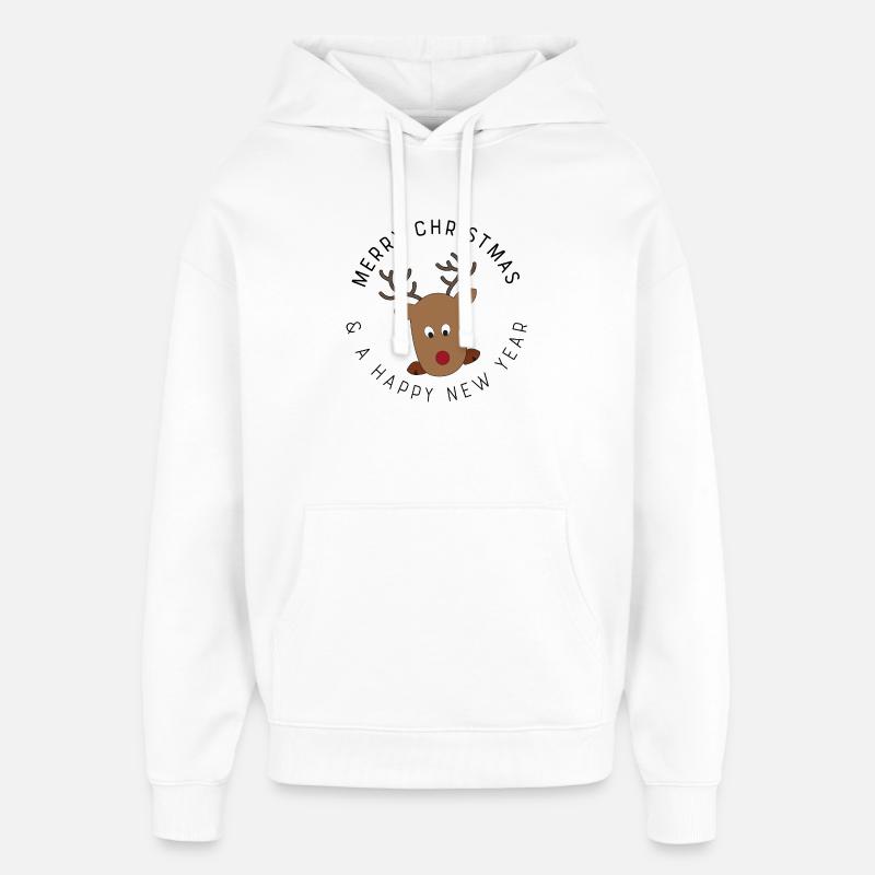 Petits cadeaux pour Noël - Sweat à capuche unisexe Stanley/Stella Oversized - blanc