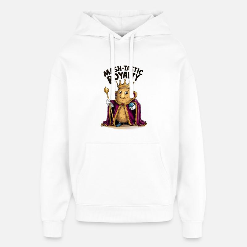 Purée de pommes de terre - Sweat à capuche unisexe Stanley/Stella Oversized - blanc