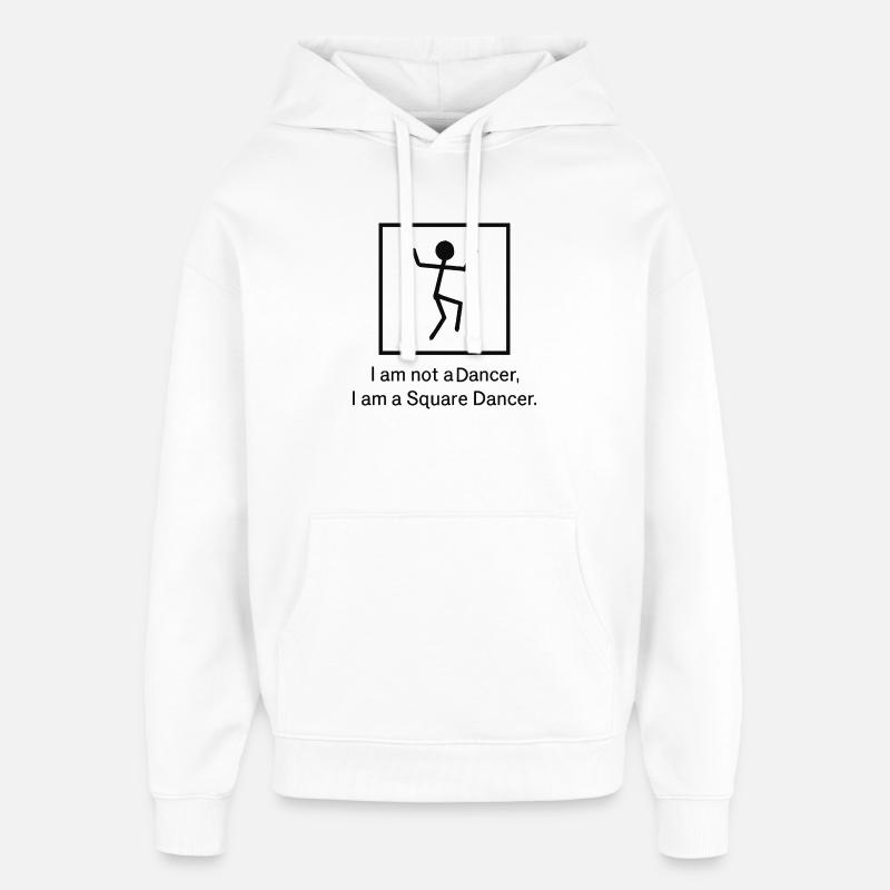 Ich bin ein Square Dancer - Oversized Unisex Hoodie von Stanley/Stella - Weiß