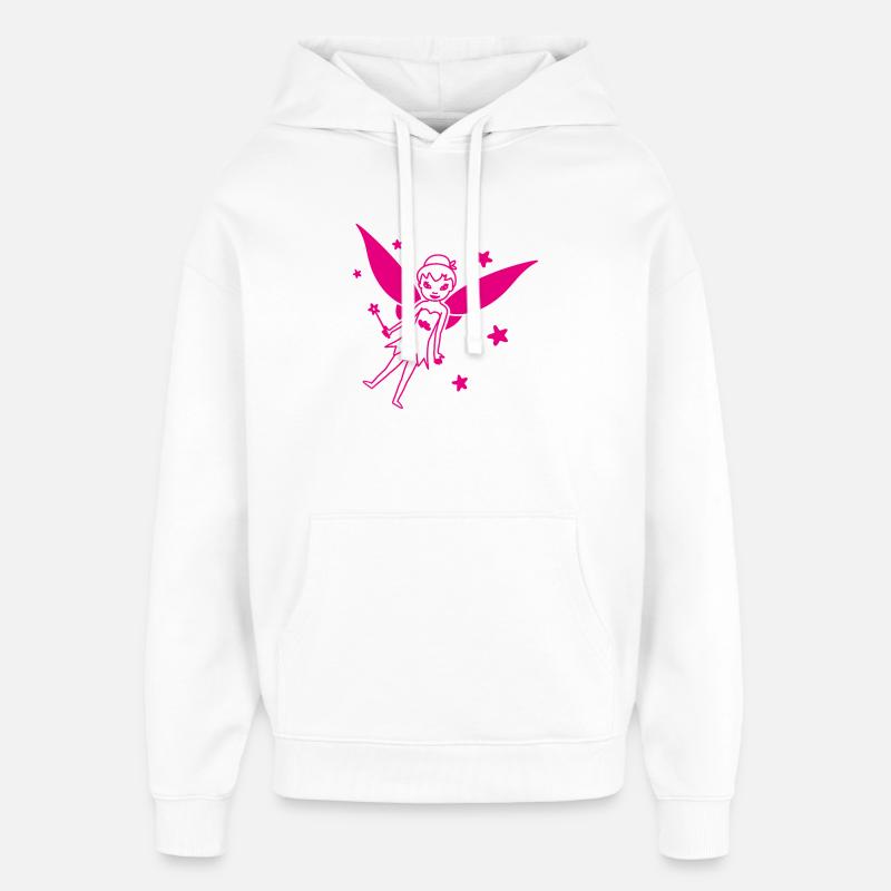 Petite fée par Helfspawn - Sweat à capuche unisexe Stanley/Stella Oversized - blanc