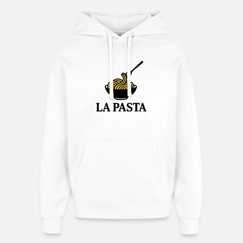 La Pasta - Sweat à capuche unisexe Stanley/Stella Oversized - blanc