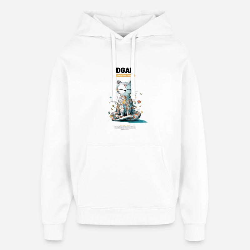 La DGAF - Sweat à capuche unisexe Stanley/Stella Oversized - blanc