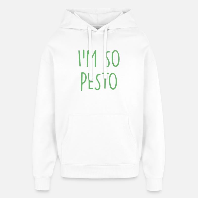Pesto - Sweat à capuche unisexe Stanley/Stella Oversized - blanc