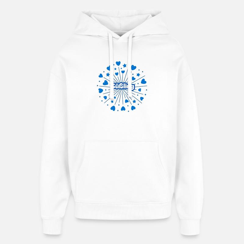 Douce - Sweat à capuche unisexe Stanley/Stella Oversized - blanc