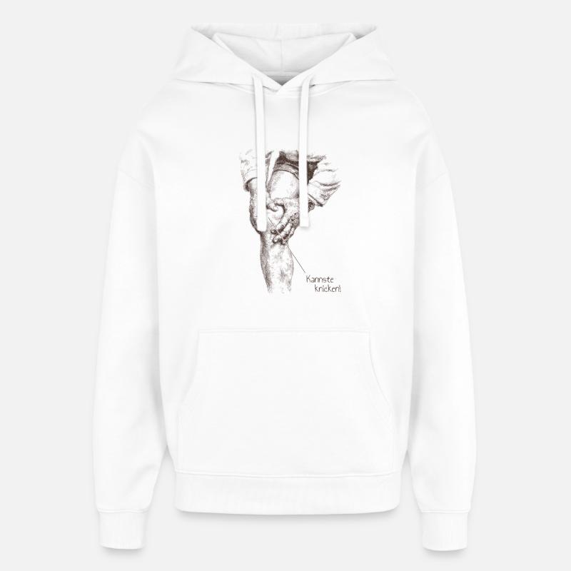 Tu peux te pencher ! - Sweat à capuche unisexe Stanley/Stella Oversized - blanc