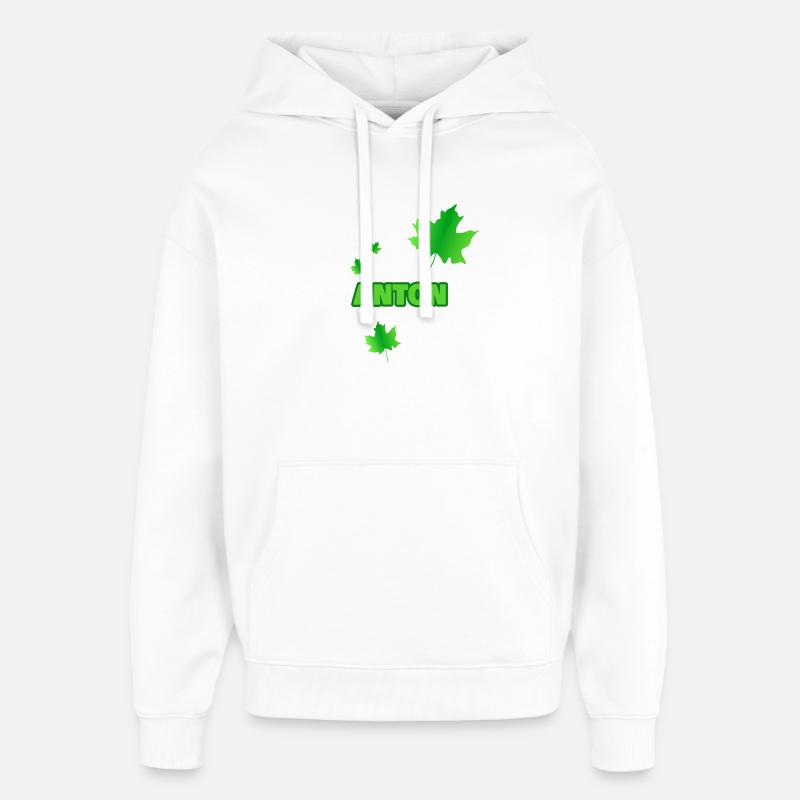 Anton de l’arbre - Sweat à capuche unisexe Stanley/Stella Oversized - blanc