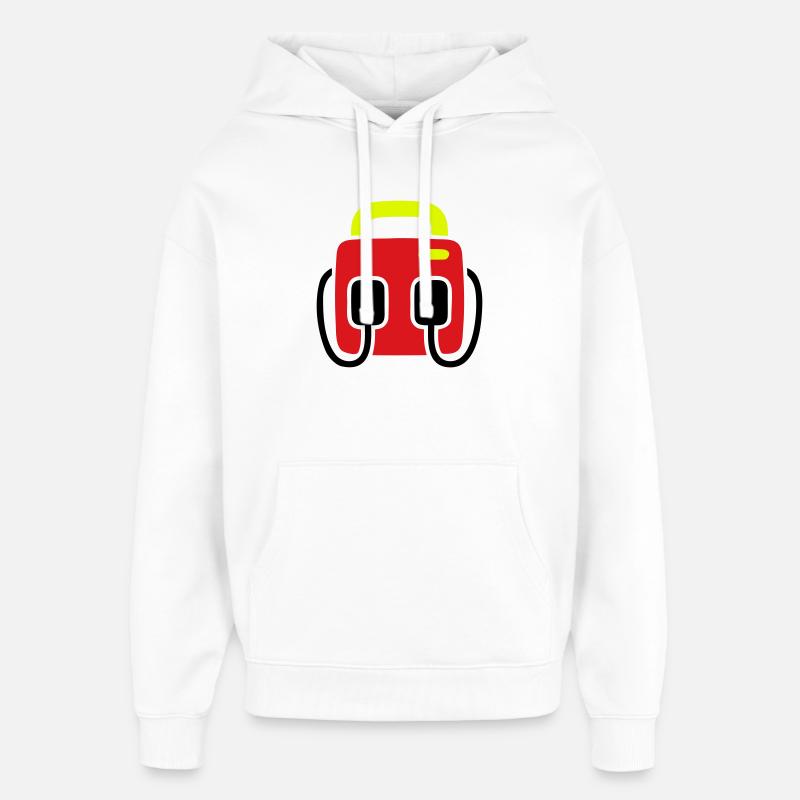 Defibrillator AED First Aid - Oversized Unisex Hoodie by Stanley/Stella - white