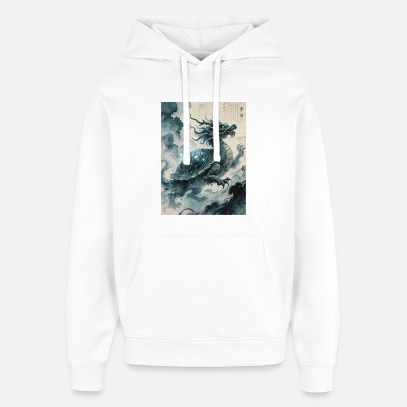 Les Abysses Sacrés : Xuangui – Éternité - Sweat à capuche unisexe Stanley/Stella Oversized - blanc