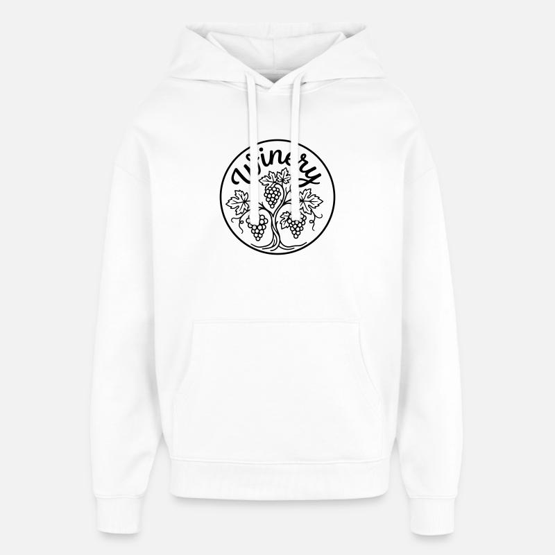 vineyard - Oversized Unisex Hoodie by Stanley/Stella - white