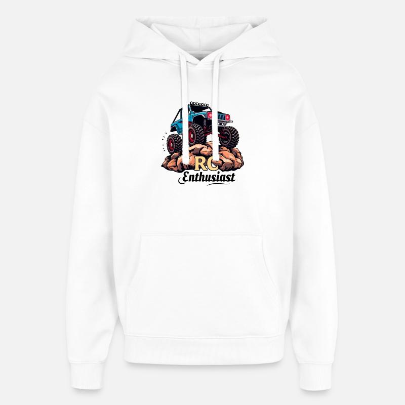 Voiture RC - Sweat à capuche unisexe Stanley/Stella Oversized - blanc