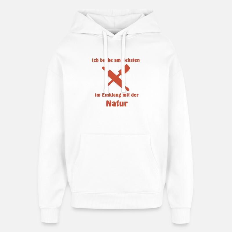 Cuire - Sweat à capuche unisexe Stanley/Stella Oversized - blanc