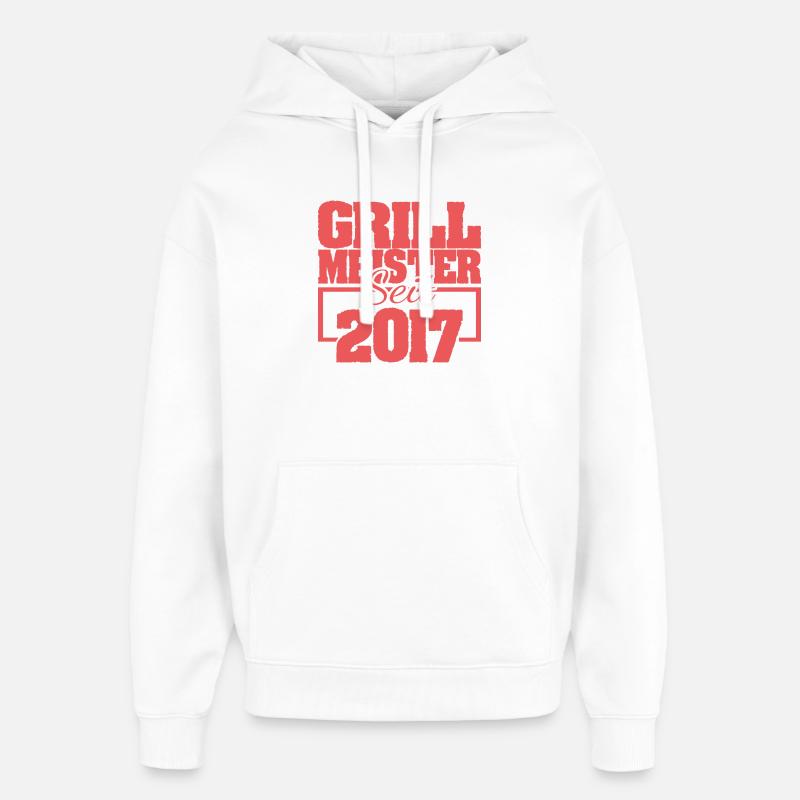 2017 - Sweat à capuche unisexe Stanley/Stella Oversized - blanc