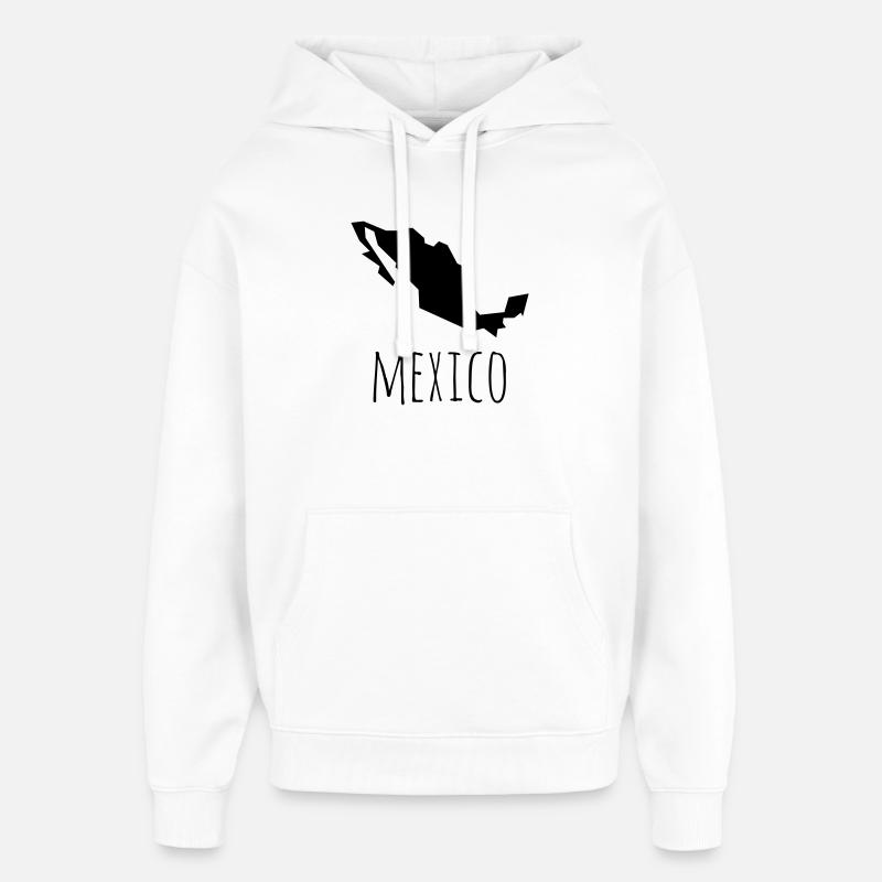 mexico - Sweat à capuche unisexe Stanley/Stella Oversized - blanc