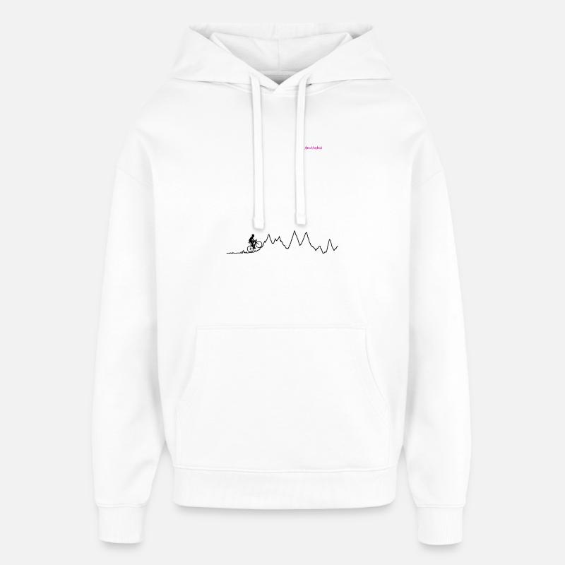 cyclisme - Sweat à capuche unisexe Stanley/Stella Oversized - blanc