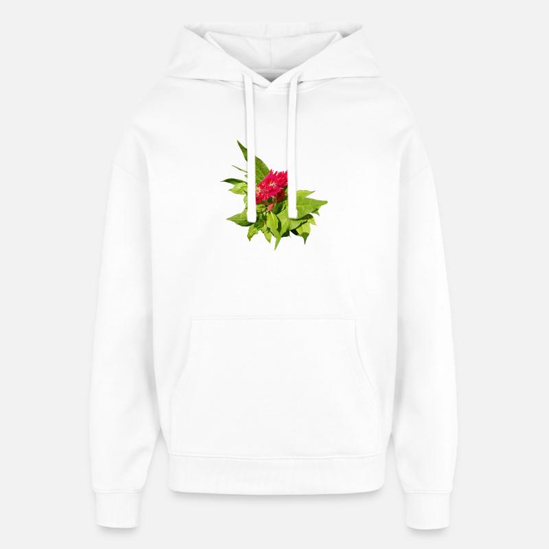 CÉLOSIA ROUGE - Sweat à capuche unisexe Stanley/Stella Oversized - blanc