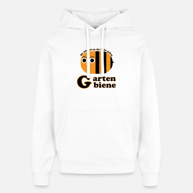 abeille / abeille de jardin - Sweat à capuche unisexe Stanley/Stella Oversized - blanc