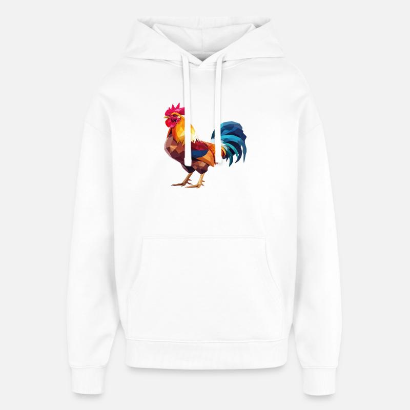 Hahnp3 - Sweat à capuche unisexe Stanley/Stella Oversized - blanc