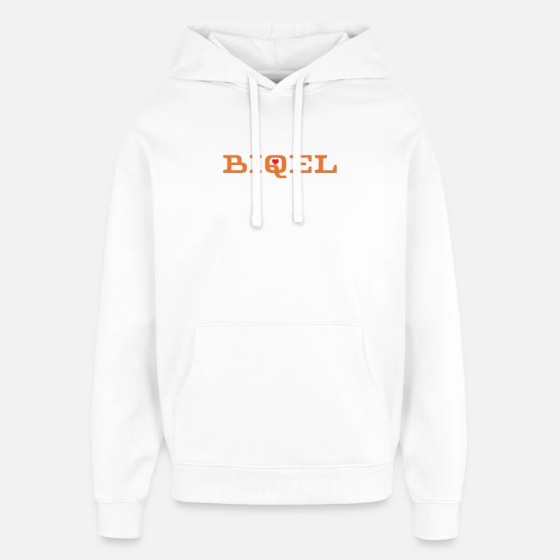 BIQEL - Sweat à capuche unisexe Stanley/Stella Oversized - blanc