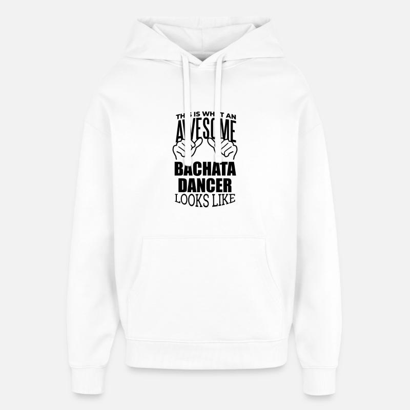 Bachata - Sweat à capuche unisexe Stanley/Stella Oversized - blanc