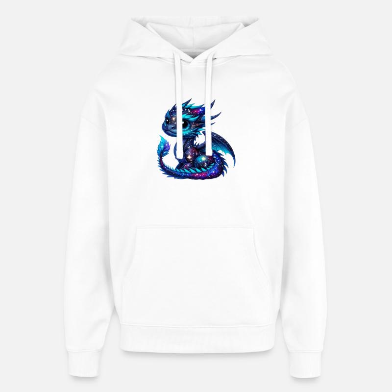 Drache - Oversized Unisex Hoodie von Stanley/Stella - Weiß
