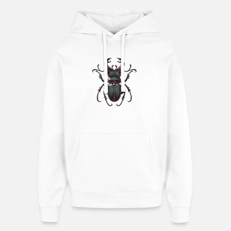 Cerf-volant - Sweat à capuche unisexe Stanley/Stella Oversized - blanc