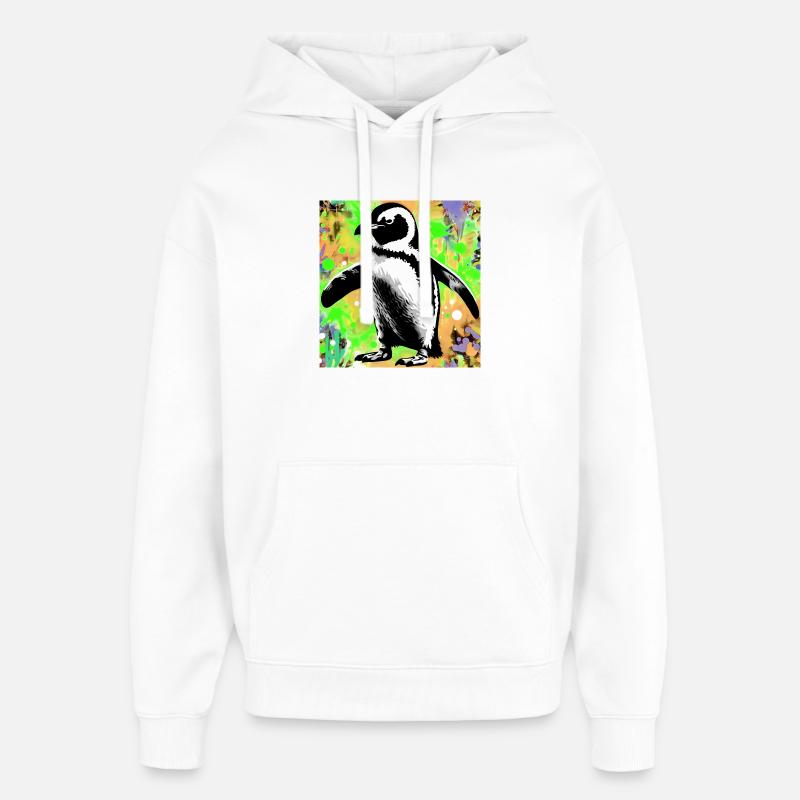 pingouin - Sweat à capuche unisexe Stanley/Stella Oversized - blanc