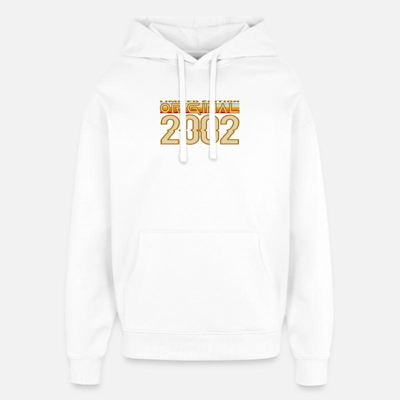 Original 2002 Retro Logo - Sweat à capuche unisexe Stanley/Stella Oversized - blanc