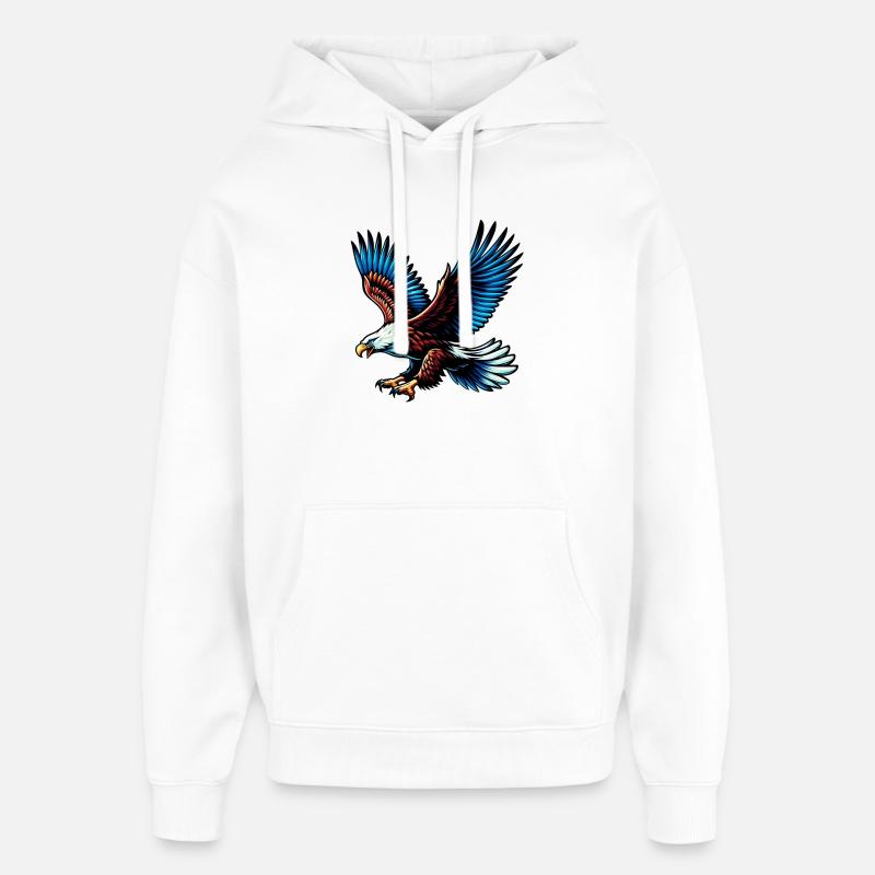 Aigle - Sweat à capuche unisexe Stanley/Stella Oversized - blanc