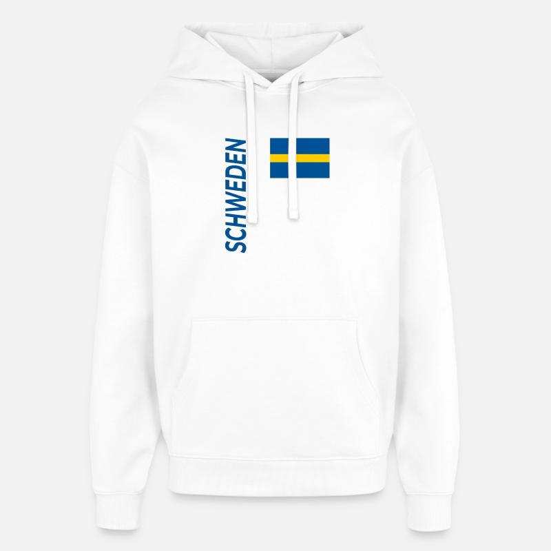 Malmö - Sweat à capuche unisexe Stanley/Stella Oversized - blanc