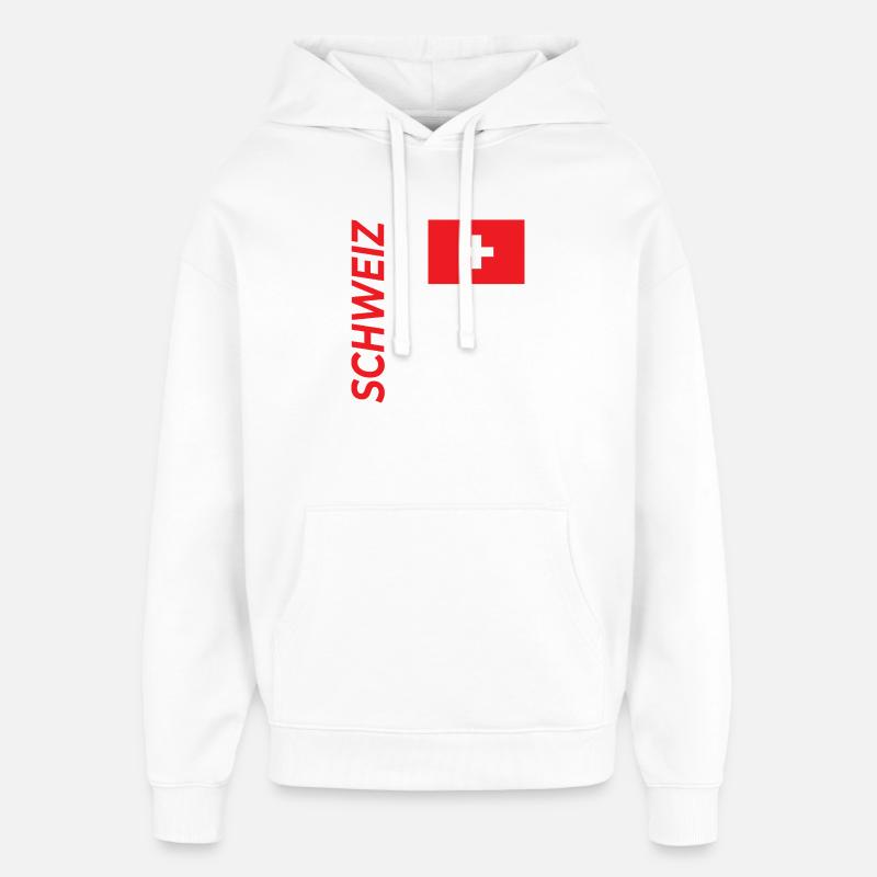 Luzerne - Sweat à capuche unisexe Stanley/Stella Oversized - blanc