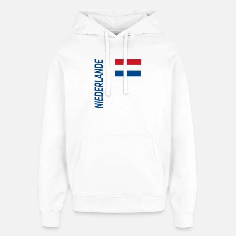 Middelburg - Sweat à capuche unisexe Stanley/Stella Oversized - blanc