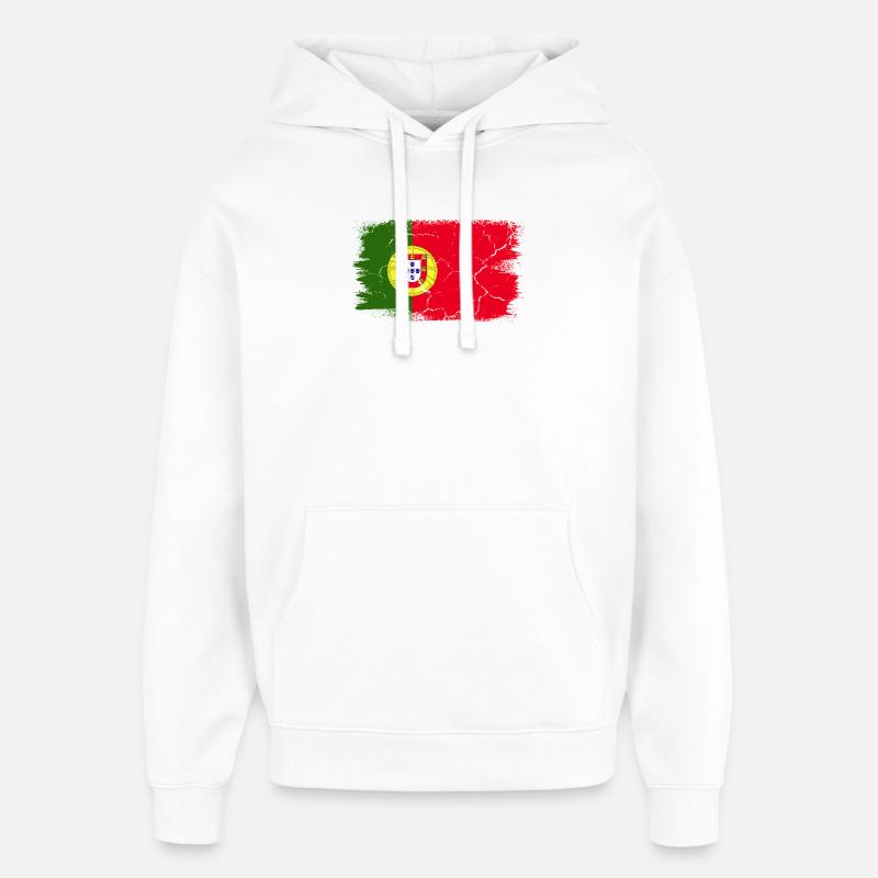 Madère - Sweat à capuche unisexe Stanley/Stella Oversized - blanc