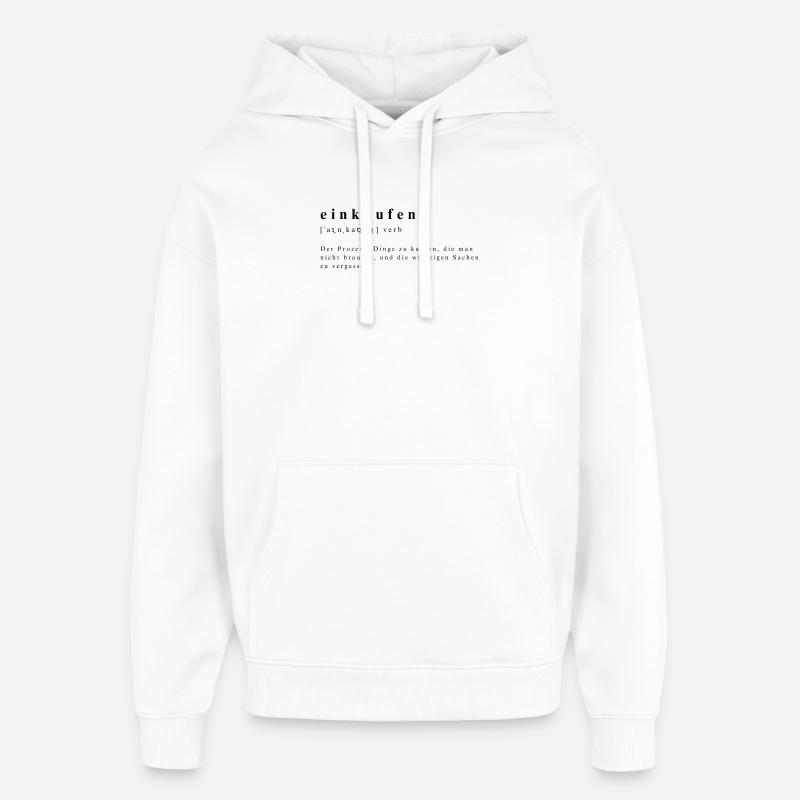 Shopping - Verbe - L’art de l’abondance - Sweat à capuche unisexe Stanley/Stella Oversized - blanc