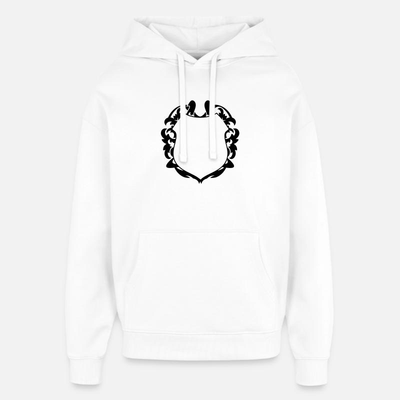 Un blason - Sweat à capuche unisexe Stanley/Stella Oversized - blanc