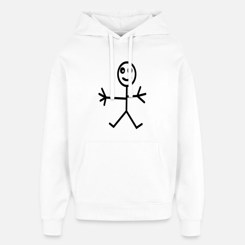 comic - Oversized Unisex Hoodie by Stanley/Stella - white