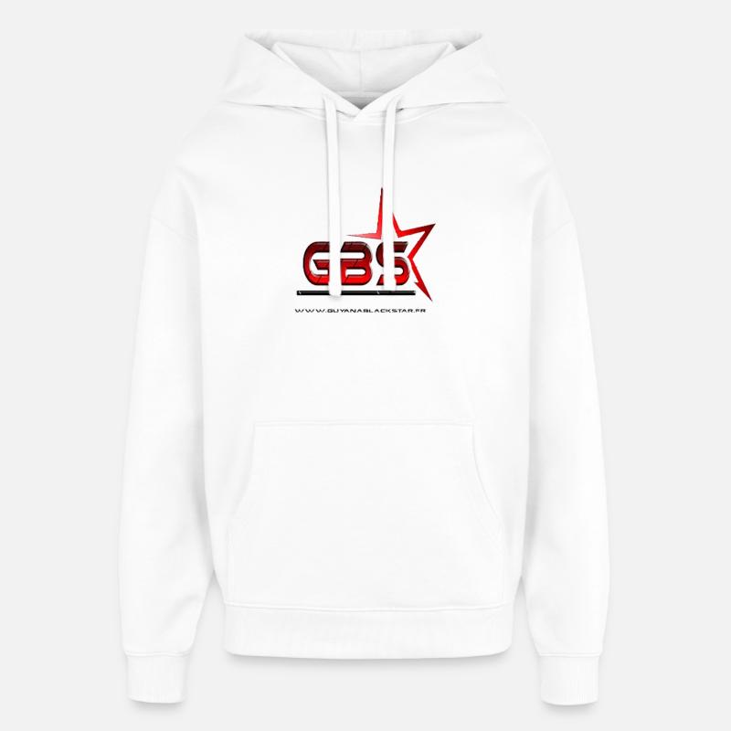 GBS - Sweat à capuche unisexe Stanley/Stella Oversized - blanc