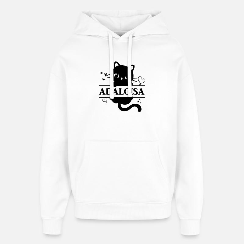 T-shirt Adalgisa T-shirt Saint-Valentin - Sweat à capuche unisexe Stanley/Stella Oversized - blanc