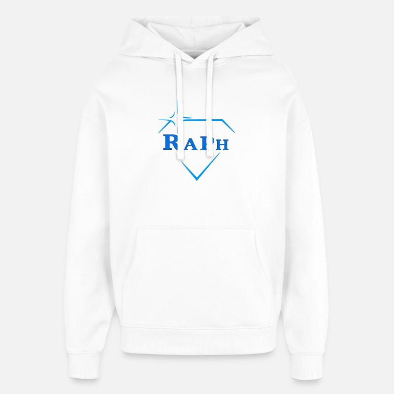 Raph - Sweat à capuche unisexe Stanley/Stella Oversized - blanc