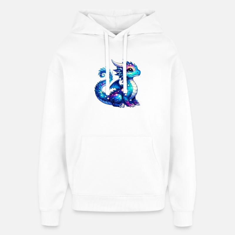 Drache - Oversized Unisex Hoodie von Stanley/Stella - Weiß