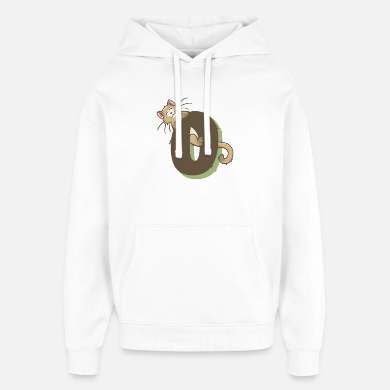 Numéro de chat : 0 - Sweat à capuche unisexe Stanley/Stella Oversized - blanc